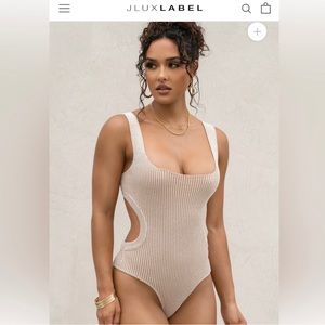 JLuxLabel Deanna Ribbed Bodysuit
